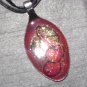 CHERRIES CHERRY Spoon Pendant / Necklace   Upcycle