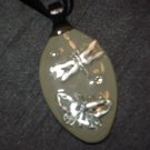DRAGONFLY Spoon Pendant / Necklace   Upcycle