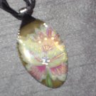 FLOWER FLORAL Spoon Pendant / Necklace   Upcycle