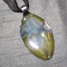 FLOWER FLORAL Spoon Pendant / Necklace   Upcycle