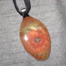 FLOWER FLORAL Spoon Pendant / Necklace   Upcycle
