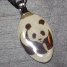 PANDA Spoon Pendant / Necklace   Upcycle