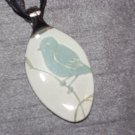 BIRD Spoon Pendant / Necklace   Upcycle