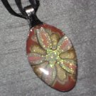 FLORAL FLOWER Spoon Pendant / Necklace   Upcycle