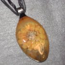 FLORAL FLOWER Spoon Pendant / Necklace   Upcycle