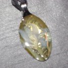 FLOWER FLORAL Spoon Pendant / Necklace   Upcycle