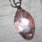 CHERRY BLOSSOMS Spoon Pendant / Necklace   Upcycle
