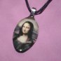 MONA LISA LEONARDO DA VINCI Spoon Pendant / Necklace   Upcycle