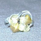 GOLD CLUSTER Wire Wrapped Ring- Size 8 1/2