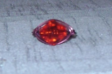 RED PURPLE Wire Wrapped Ring- Size 8 1/4