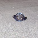 BLUE Wire Wrapped Ring- Size 5 1/2