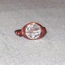COPPER Wire Wrapped Ring- Size 8 1/2