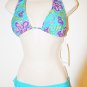 Blue floral Aqua Marina Swim set. Size 9/10
