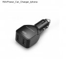RAVPower Dual Port 24W / 4.8A USB Car Charger for iPhone 6, 5s, 5c Samsung S5..