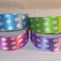 HEADBAND 4 lot of 2inch polka-dot head bands