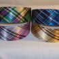 HEADBAND 4 lot of 2inch VINTAGE PLAID STYLE head bands