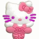 HELLO KITTY BALLERINA SHOE CHARMS FOR ALL CLOGS AND CROCS