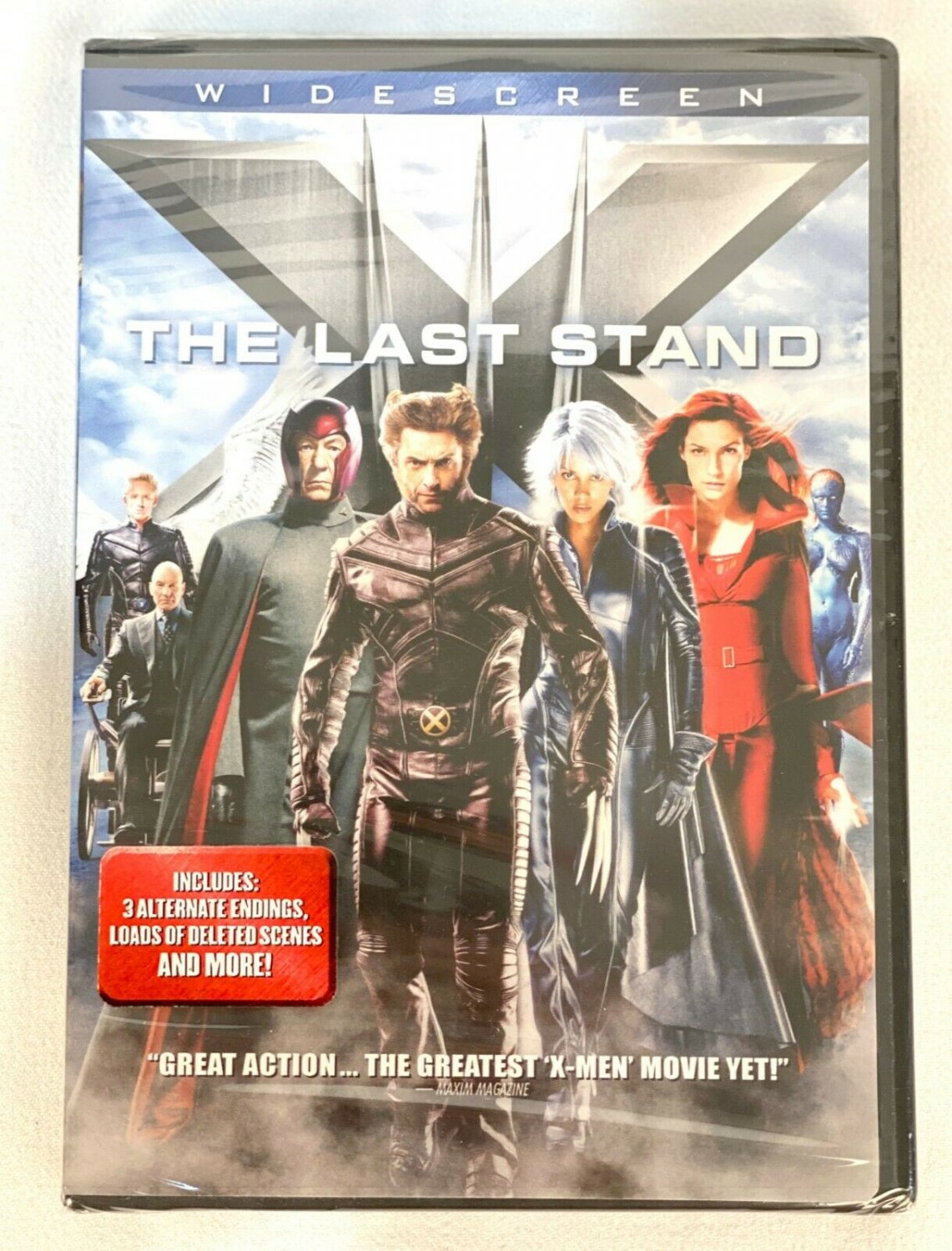 X Men 3 The Last Stand Dvd Widescreen With Alternate Endings And More