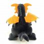 A Plush Dragon Toy Stuffed Animal by NICI toys Grey 12" Tall Standing Kid Gift