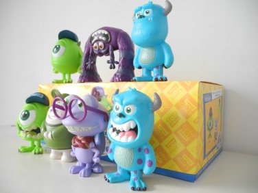 Exotic Disney x 7-11 Monster Inc Figures Buddies doll Set (7pcs all)