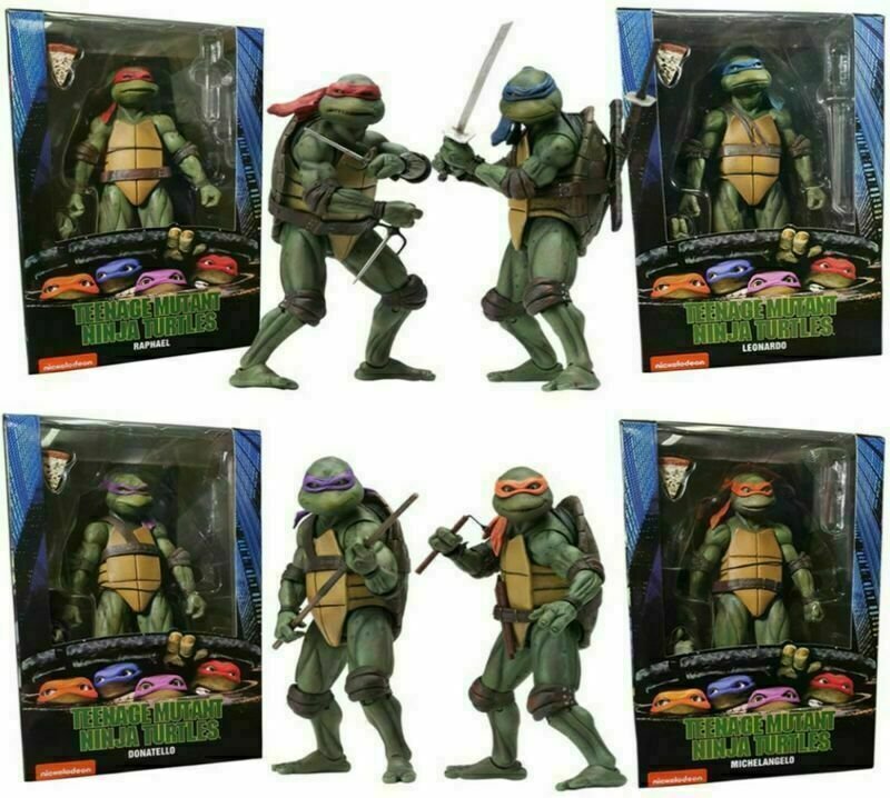 A NECA Teenage Mutant Ninja Turtles 7in Action Figure Statue Model Toy