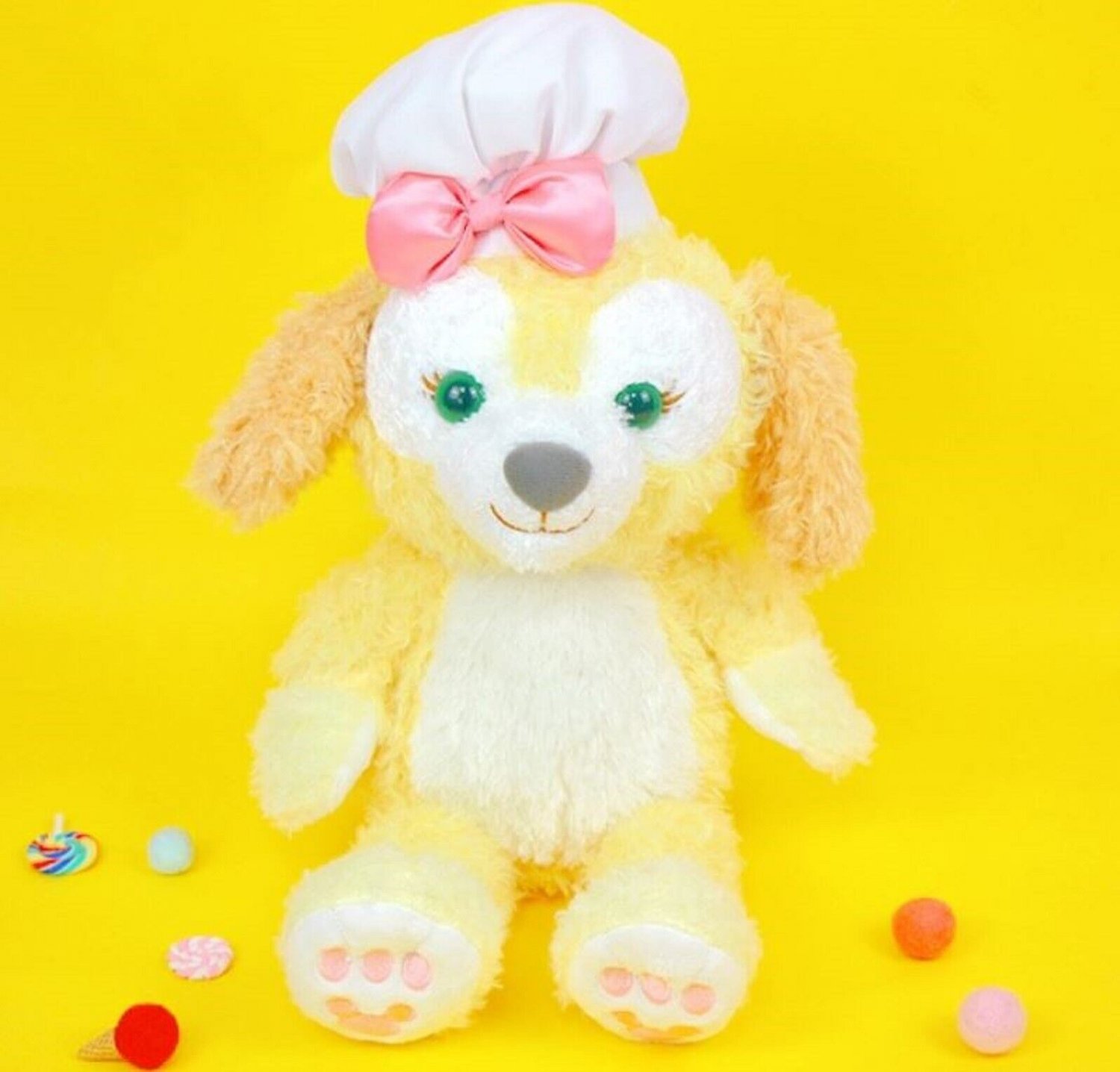 Wonder Disneyland Cookie dog 14” Doll plush duffy and gelatoni friends