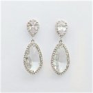 Wedding Earrings with Sparkly Crystal