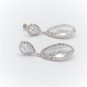 Wedding Earrings with Sparkly Crystal