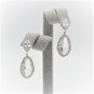 Wedding Earrings with Sparkly Crystal
