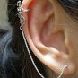 Ear cuff fashion Sterling Silver 92.5% Thai handicraft Jewelry.