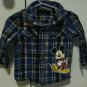BOY'S 9 MONTH LONG SLEEVED MICKEY MOUSE SHIRT