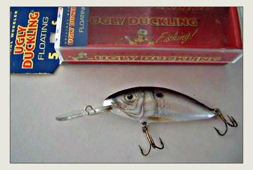 Ugly Duckling lure 2 Shad,Hand Made Balsa Wood crankbait
