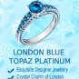 Disney Merida Princess Scroll Bypass Adjustable Ring 14K Gold Fn in 925 Silver