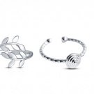 2 Line Wire Ring Available as Ring or Knuckle Ring in 925 Sterling Silver