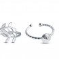 2 Line Wire Ring Available as Ring or Knuckle Ring in 925 Sterling Silver