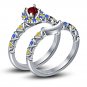 Multicolor CZ 925 Silver Disney Princess Inspired Snow White Engagement Ring
