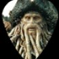 Davey Jones Motion Guitar Pick Earrings Handmade (JE239)