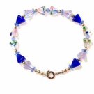 Blue Pyramid Bracelet Handmade  (JE32E)