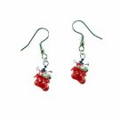 Christmas Stocking Earrings Handmade (JE335)