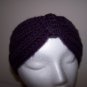 Purple Headband Earwarmer - Size Large Adult Handmade Crochet (CR16)