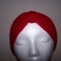 Red Headband Earwarmer - Size Adult Handmade Crochet (CR14)