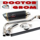 DSTAR Full Carbon Fiber Exhaust for HONDA GROM / MSX 125 By DOCTOR GROM