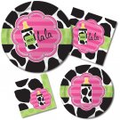 Baby Cow Girl Favor Bags, Diecut with Ribbon