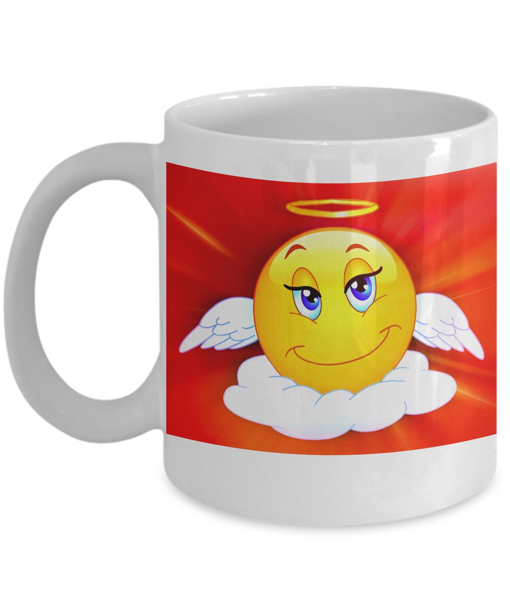 Angel Emoji - Funny Coffee Mug - FREE Shipping!