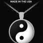 Ying-Yang Pendant Necklace - Silver Plated - FREE Shipping!