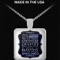 Faith Pendant Necklace - Silver Plated - FREE Shipping!