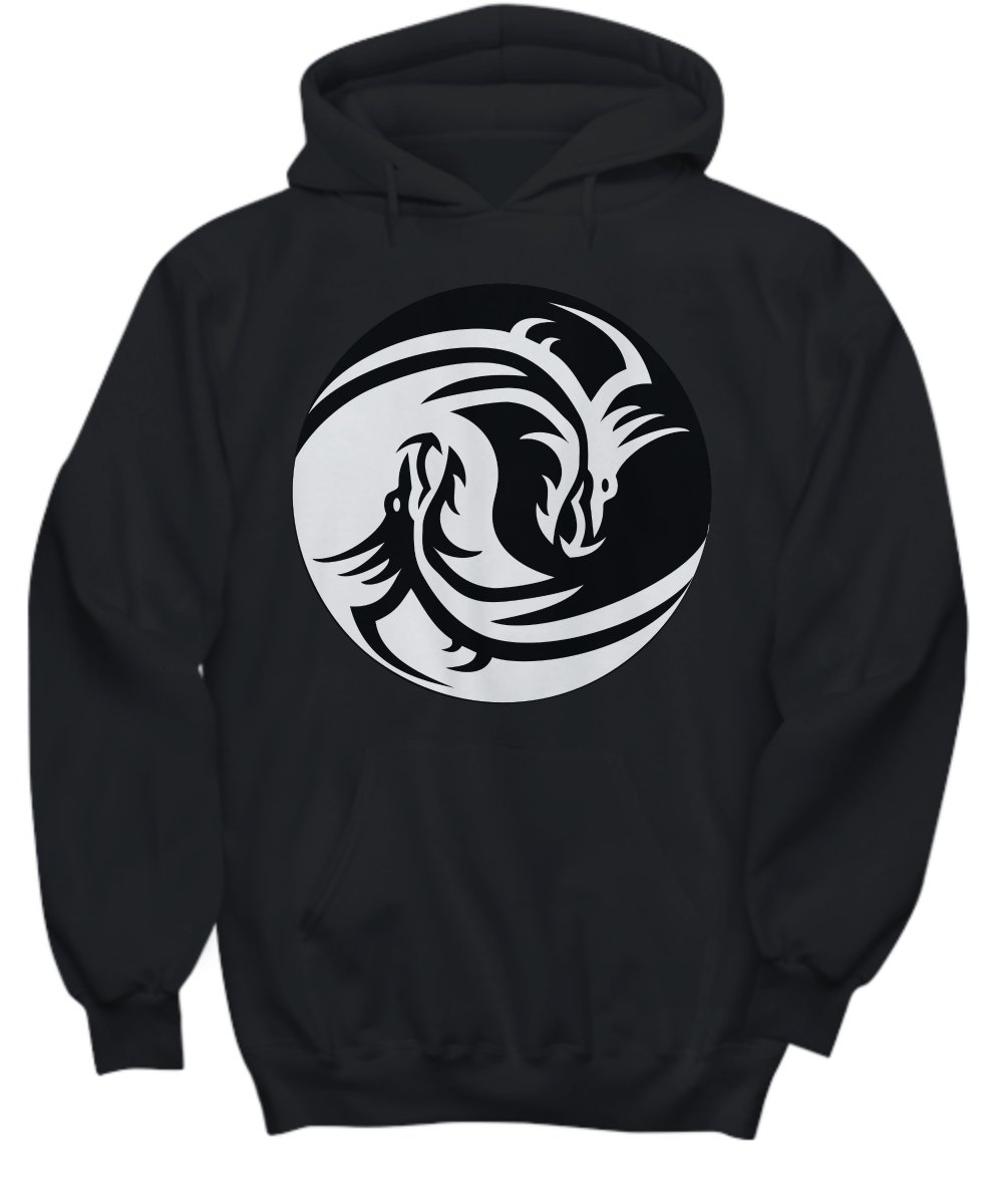 Ying-Yang Dragon Hoodie - FREE Shipping!