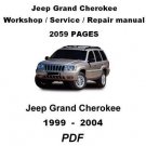 Jeep Grand Cherokee 1999 - 2004 and 2005-2008 Service Manuals (Instant Delivery)