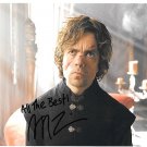 Peter Dinklage in Game Of Thrones 8x10 photo with his guaranteed autograph.
