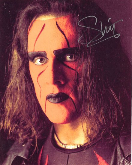 Great Wrestler Sting 8x10 photo with his guaranteed autograph.